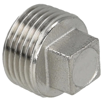 4-kant plug 1'' Bu RVS