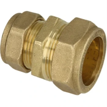 Messing knelkoppeling verloop Ø 28 x 22 mm