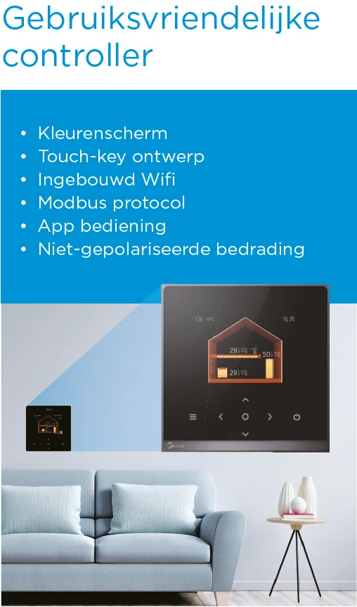 Midea Arctic Monoblok R290 lucht-water warmtepomp - 16 kW - Afbeelding 5