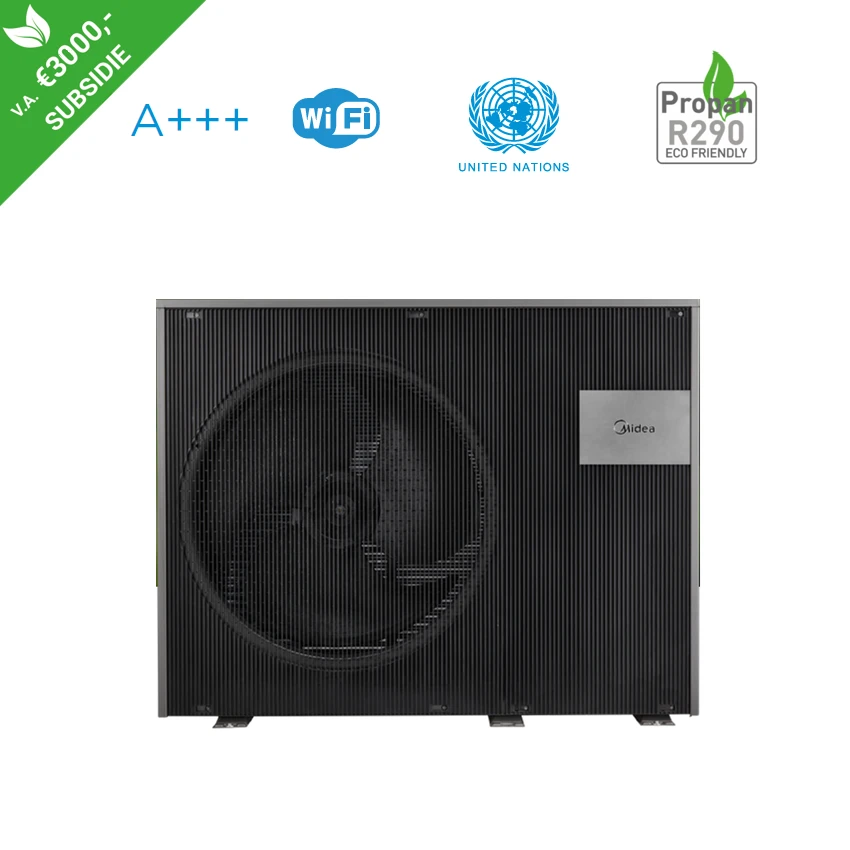 Midea Nature Monoblok R290 lucht-water warmtepomp - 12 kW