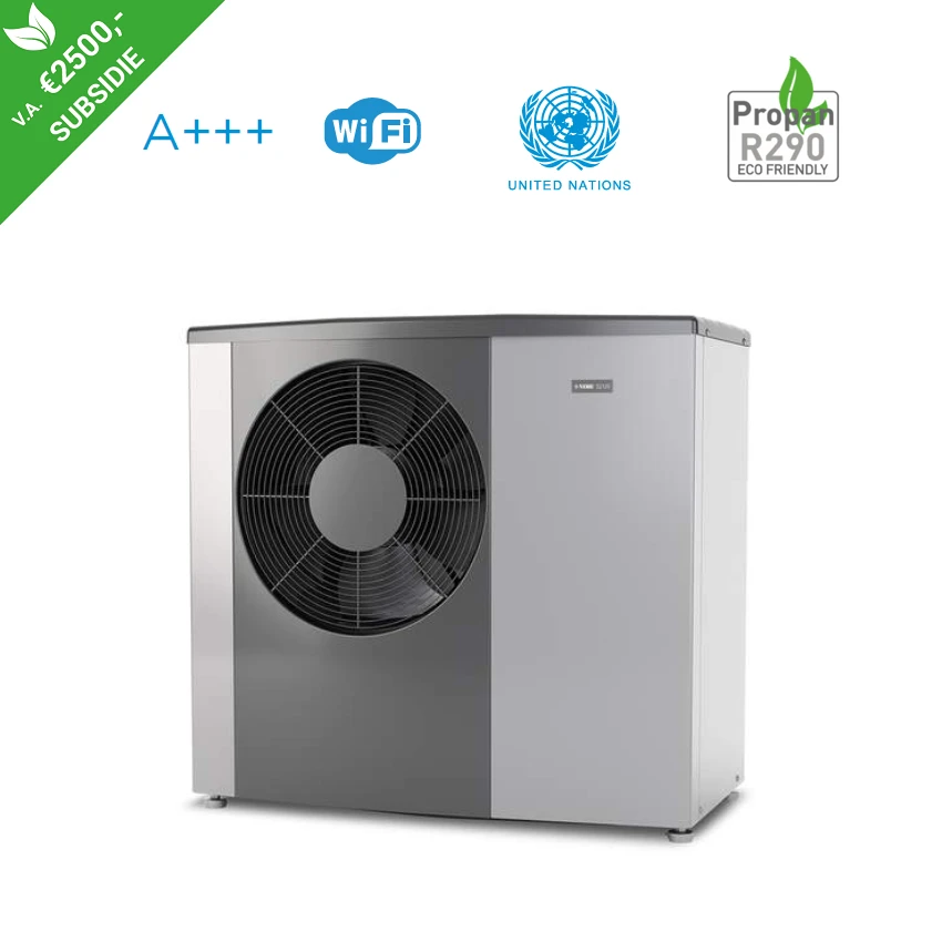 NIBE S2125-20 lucht-water Propaan R290 warmtepomp - 20 kW 400V