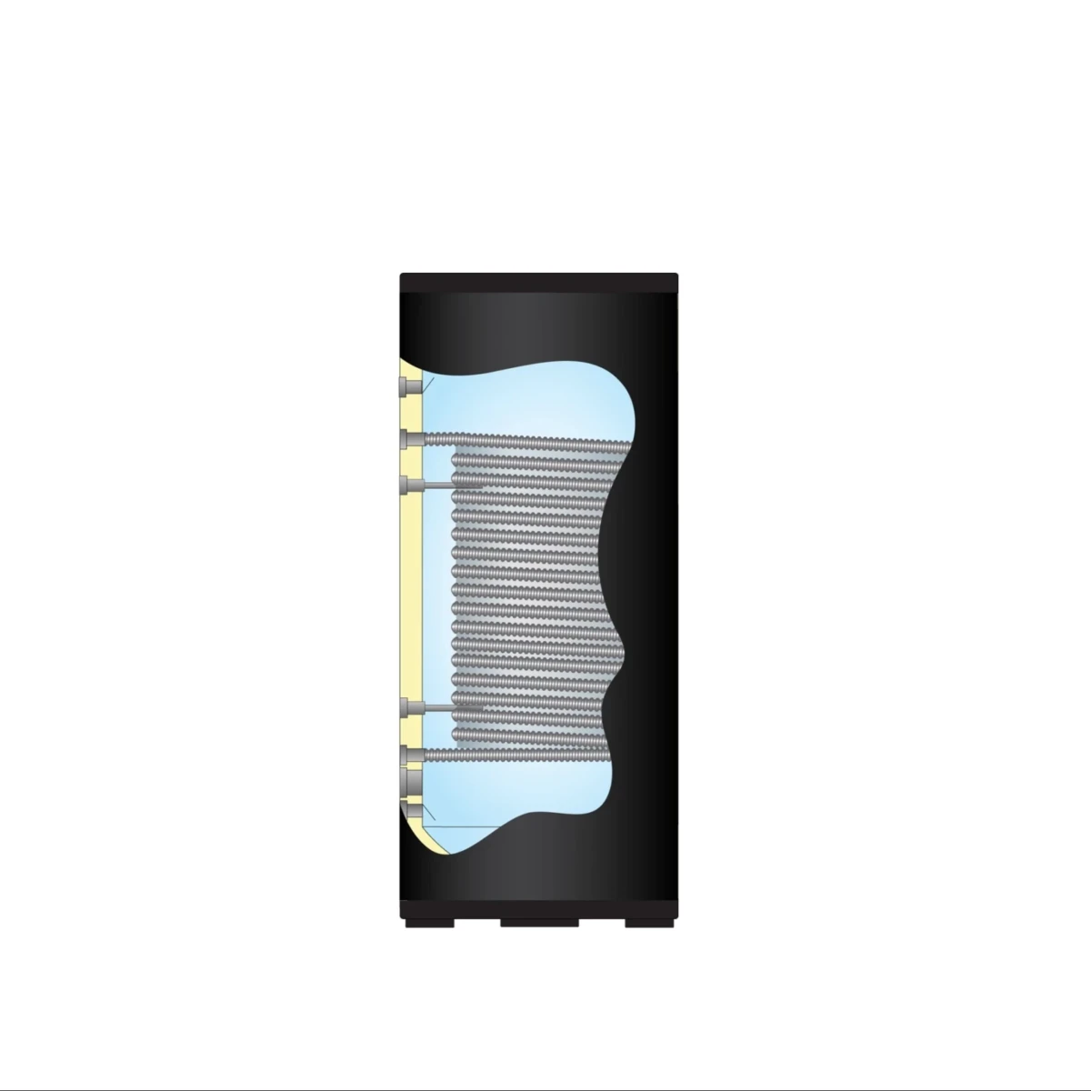 RVS Black Inline boiler - 1 XL 32mm warmtewisselaar - 200L - Afbeelding 4
