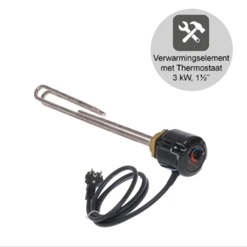 Elektrisch verwarmingselement - 3 kW 230V met thermostaat