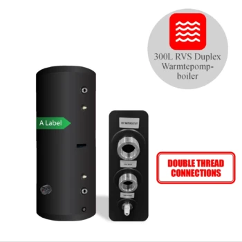 RVS boiler 300XL-LE1/ S-C4 Black - 300L