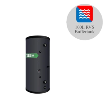 RVS buffervat BT-100 Black - 100L