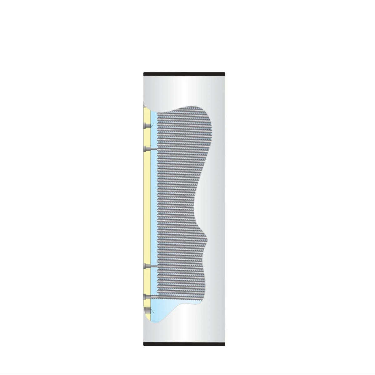 RVS boiler BT-300 XL-LE1 - 300L - 1 XXL 28mm warmtewisselaar - Afbeelding 4