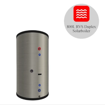 RVS boiler - 800L - 1 L warmtewisselaar