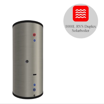 RVS boiler - 1000L - 1 L warmtewisselaar