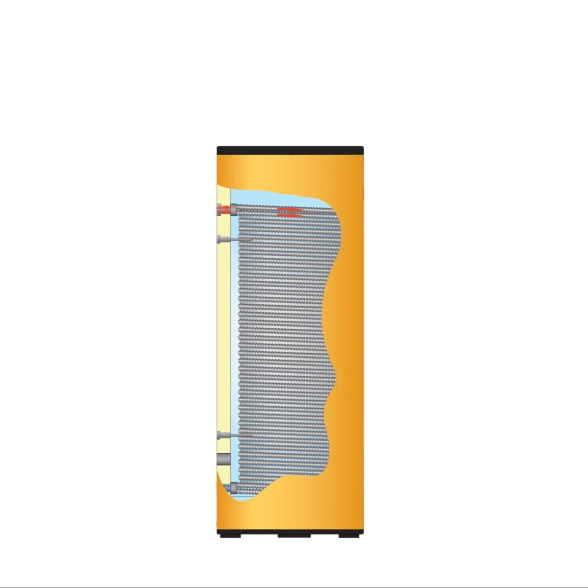 RVS boiler / tapwater voorraadvat TURBO XXL-LE2 - 500L - Afbeelding 4