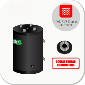 RVS Buffertank BT-100 WM-B-C4 Black - 100L