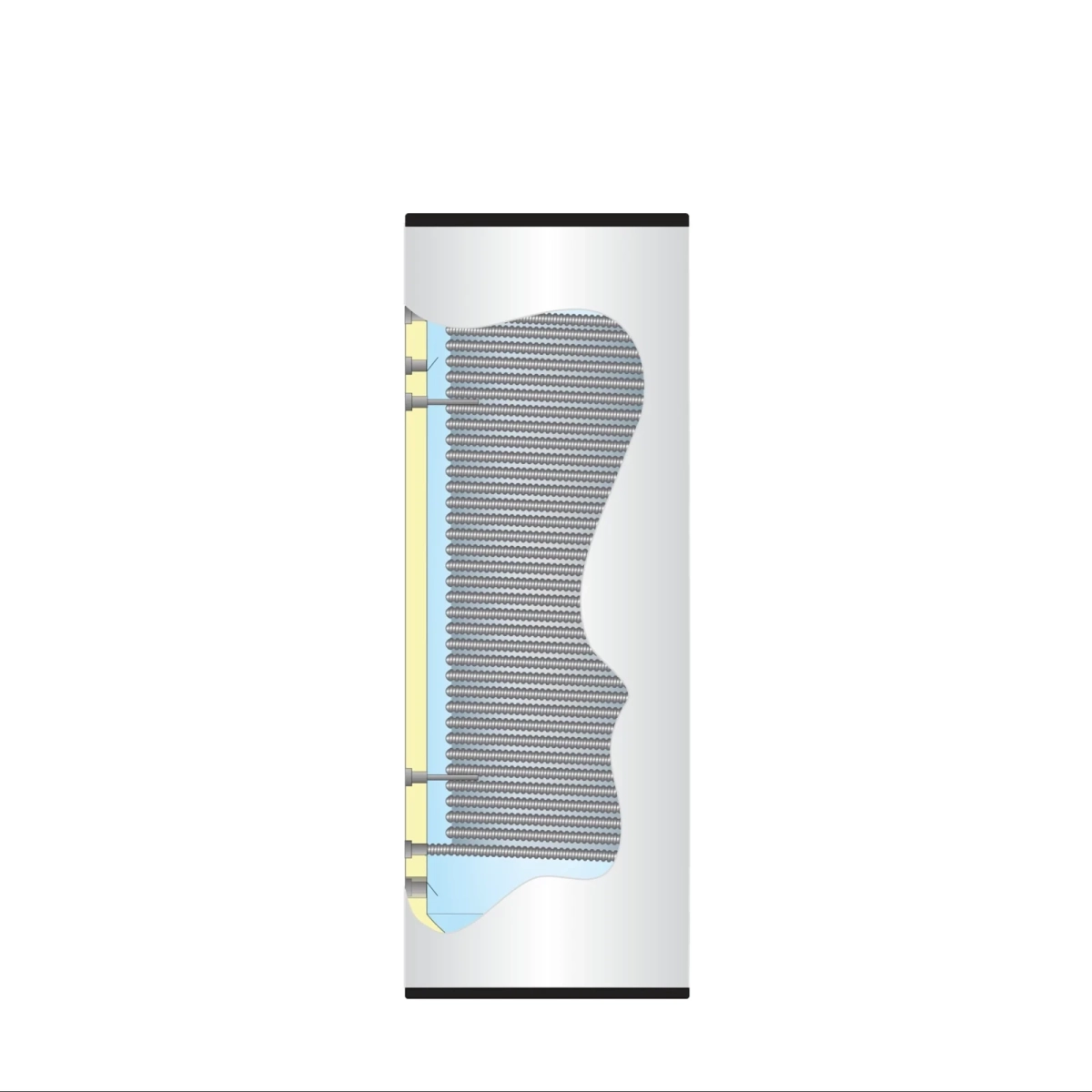 RVS boiler BT-400 XL-LE1 - 400L - 1 XXL 28mm warmtewisselaar - Afbeelding 4