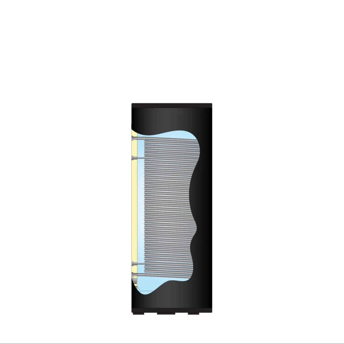 RVS Black Inline boiler - 1 XL 32mm warmtewisselaar - 500L - Afbeelding 4