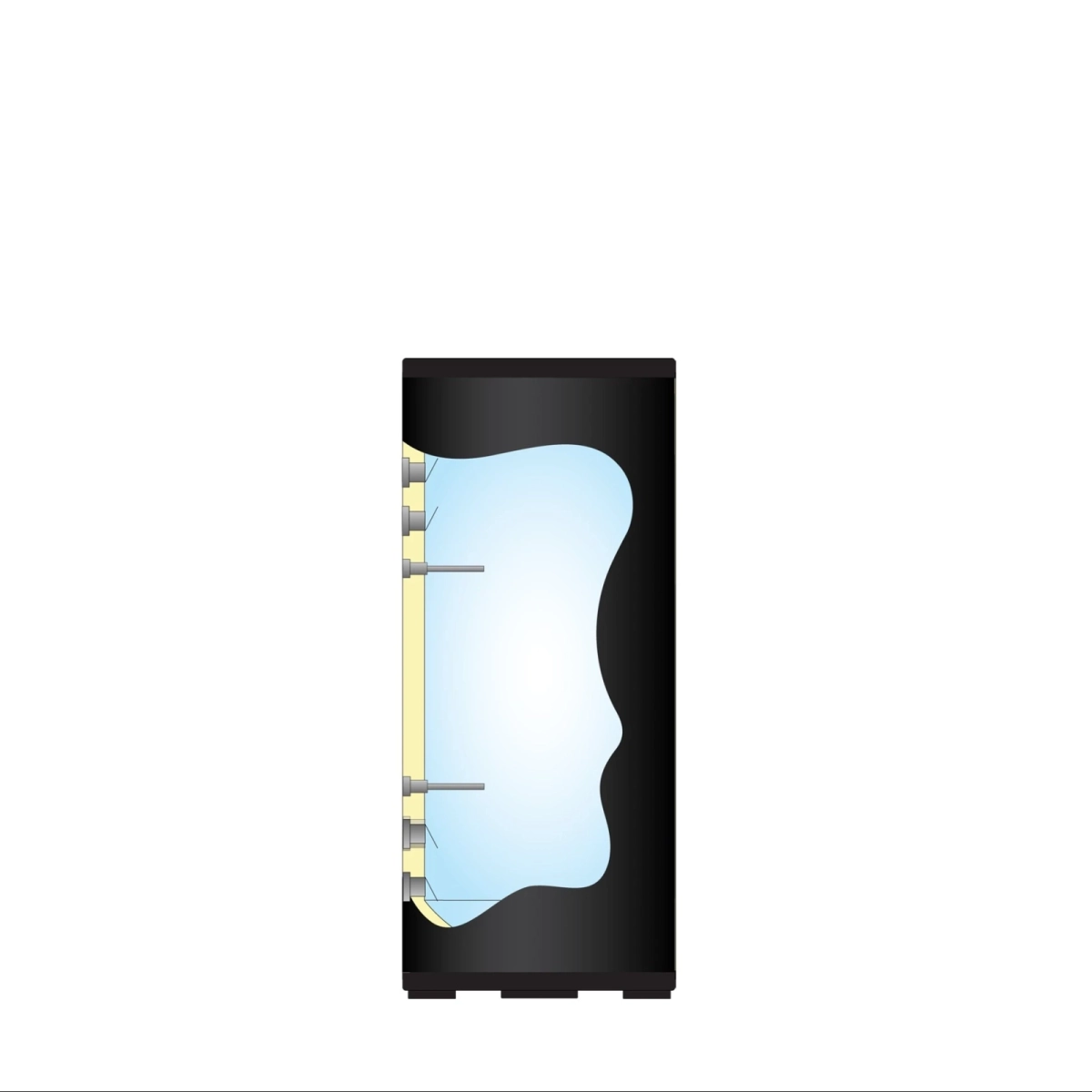 RVS Black Inline buffervat - 200L - Afbeelding 4