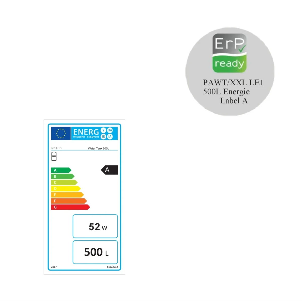 RVS boiler / tapwater voorraadvat TURBO XXL-LE2 - 500L - Afbeelding 2