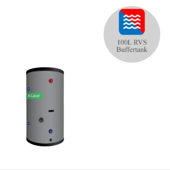 DUPLEX RVS buffervat PWT-100 - 100L