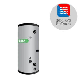 RVS buffervat BT-200 - 200L