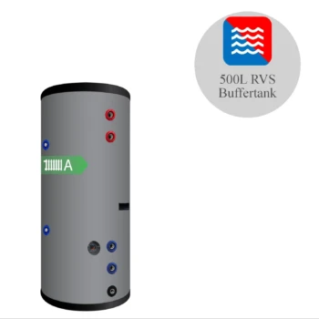 DUPLEX RVS buffervat PWT-500 - 500L