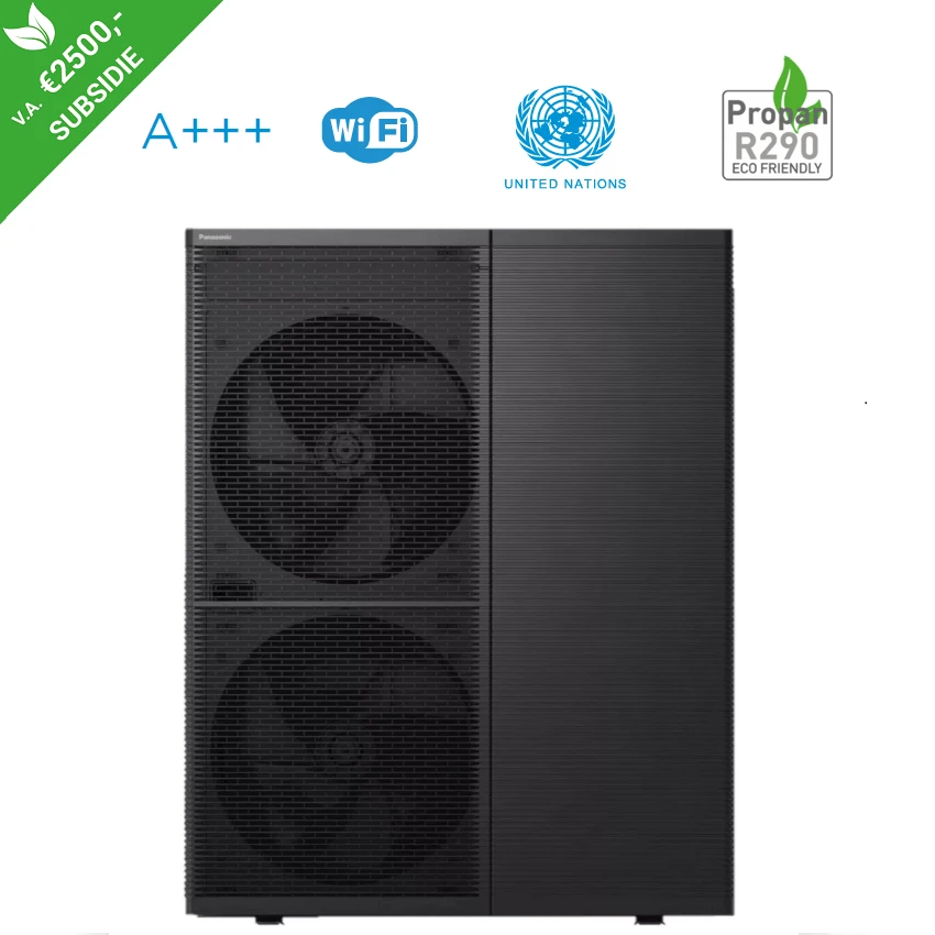 Panasonic Aquarea M-serie R290 lucht-water warmtepomp - 16 kW 400V