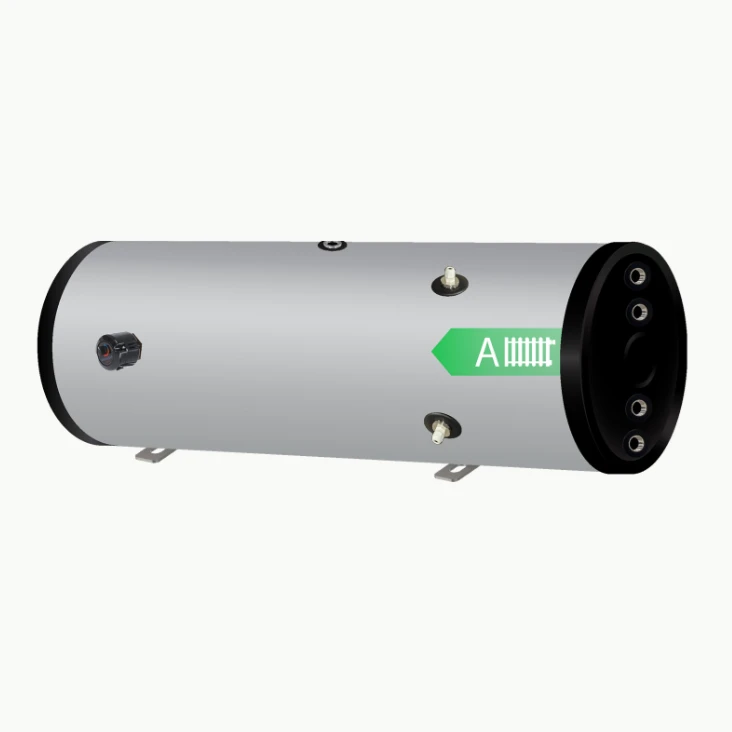 RVS Anti Pendel Buffertank BT-500H - 500L horizontaal