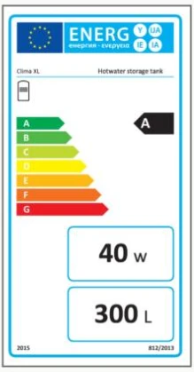 RVS boiler - 300L - 2 XL (22mm en 28mm) warmtewisselaars - Afbeelding 4