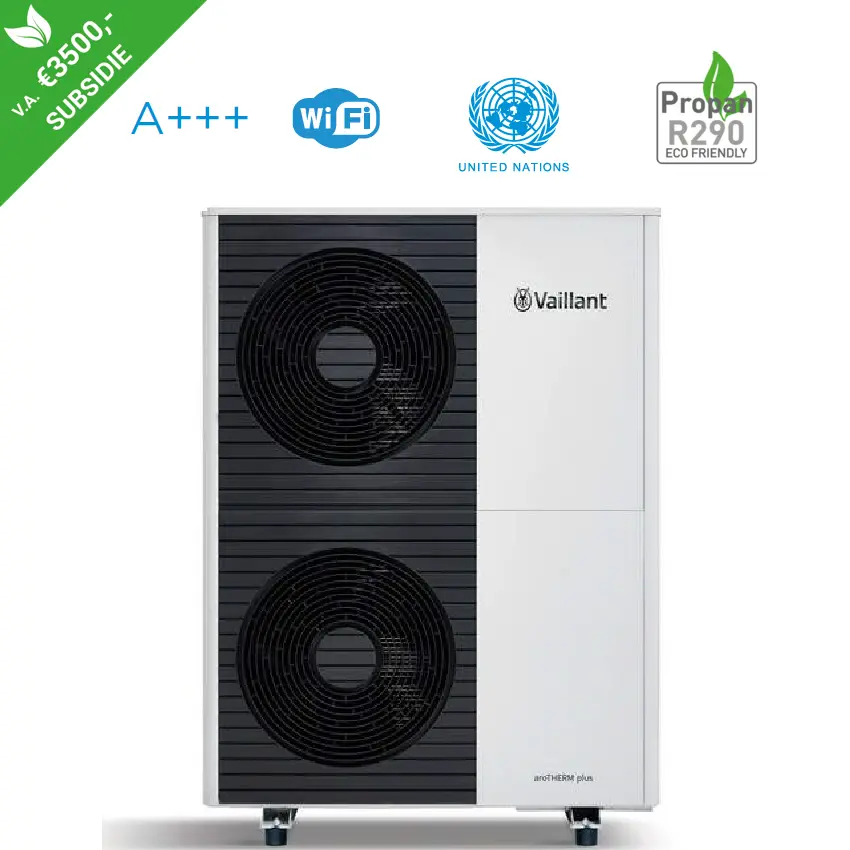 Vaillant AroTHERM plus VWL 125/6 Propaan R290 lucht/water warmtepomp - 11.8 kW
