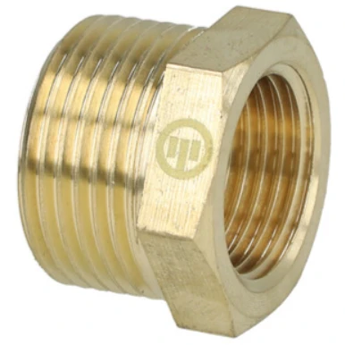 Verloop 1 1/4" Bu x 1" Bi - brede uitvoering voor RVS ribbelbuis