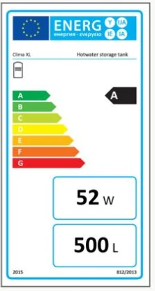 RVS boiler BT-500 XL-LE1 - 500L - 1 XXL 28mm warmtewisselaar - Afbeelding 4
