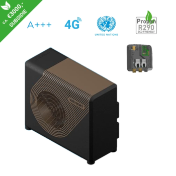 Weheat Sparrow P60 - All-electric voor-gemonteerde set - 6kW